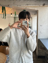 キャッシュクロップカーディガン / [Premium] Cash crop cardigan (5 colors)