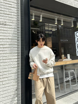 ロイドダブルサイドマルチファンクションオーバーサイズフィットスウェットシャツ / Lloyd's double sided multifunctional oversized fit sweatshirt (12 colors)