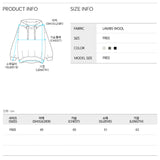 ベッディフーデッドニットジップアップ/Beddy Hooded Knit Zip Up