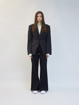 NAVY HOURGLASS STRIPE BLAZER(Copy) (6679786717302)