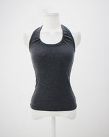 シャーリングホルターネックスリーブレス / Shirring halterneck sleeveless (5color)