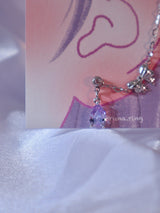 violet ribbon piercing