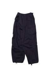 DIAGONAL CARGO PANTS_NAVY