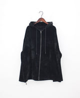 コージーフードジップアップ/Cozy Hood Zip-Up (3color)