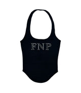 メイドグリマーホルタートップ / PNF made PNF glimmer halter top