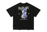 ロマンティックフラワーTシャツ / ROMANTIC FLOWER TEE SHIRT_BLACK