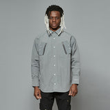 Arrow Zip Shirts Grey 0167 (4644364714102)