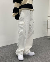 ステッチカーゴコットンパンツ。/Stitch Cargo Cotton Pants (6623649497206)