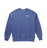 Pigment washed crewneck - Blue (4622121795702)