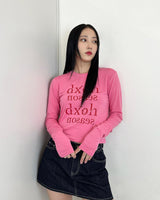 シーズンロゴセミウォーマークロップTシャツ