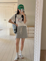 ベアプリント半袖Tシャツ (3color)
