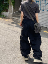 ウィンドハイネックシャーリング半袖ジャンパー / Wind high neck shirring short-sleeved jumper