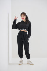フーデッドクロップスウェットシャツ / (9086) USS Hooded Crop Sweatshirt