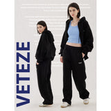 オーバーフルクロップスウェットフードジップアップ / Overful Crop Sweat Hood Zipup (2color)