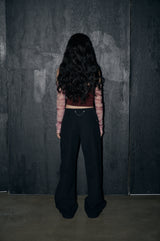 classic cargo slacks - black