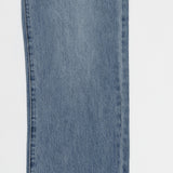 レザーベルトポイントストレートフィットデニムパンツ/BILLLIE SUHYEON LEATHER BELT POINT STAIGHT FIT LIGHT BLUE DENIM [16629]