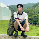 カーボネートミックスハーフTシャツ / Carbonate mix half T-shirts 3color