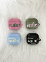 weather Airpods case-sky(vanilla)