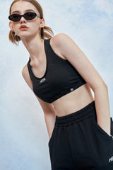 HIDE Cross Bra Top (Black) (6570977198198)