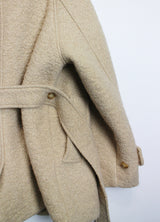 ウールテリーハーフコート/Wool terry half coat (3color)