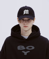 イニシャルボールキャップ / initial ball cap - black