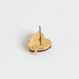 プチハートピアス/Petite Heart Earrings_Red