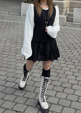 フードボレロカーディガン / Hooded bolero cardigan