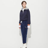 [UNISEX] ADAM CROP SWEATSHIRT, NAVY (6630749831286)