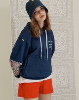 GRANNY SQUARE HOODIE NAVY (6691433283702)