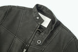 ピグメントレザーバイカージャケット / PIGMENT LEATHER BIKER JACKET
