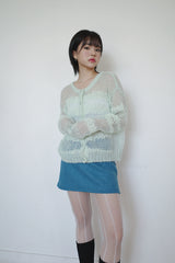 ティンガーニットウェアミニスカート / Tinger knitwear mini sk (3 colors)