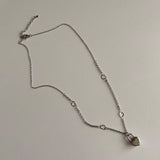 ハートロックユニークネックレス/haj Heart lock unique necklace