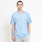 [UNISEX]Small Drawing Smile White Clip Short Sleeve Tee_6color (6567257374838)