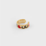 ドゥードゥルイヤーカフ / DOODLE EARCUFF(3mm) SILVER925(18K GOLD PLATED)