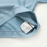 DIVIDED short hoodie_sky blue