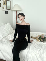 911. スパンセミローブーツカットパンツ / 911. Span semi low boots cut pt (2color)