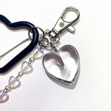 Ink marble bear keychain (2color) (6685432578166)