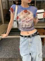 チェリーケーキ半袖Tシャツ