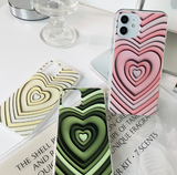 パレットハートビームグリーンフォーンケース / Palette Heart Beam green Phone Case