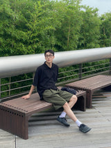 ツイルワンタックバミューダパンツ