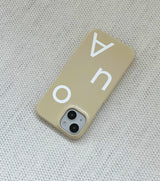 エモーションアイフォンケース / emotion case (beige)
