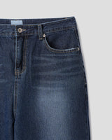 ベルトループディティールフラップデニムジーンズ / belt loop detail flap denim jeans