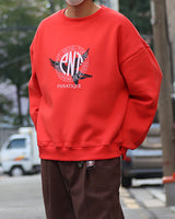 オーバーフィットロゴスウェット/Overfit Panatique Logo Sweatshirt_ORANGE