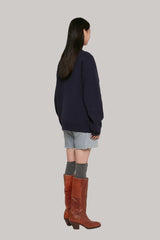 HTT Jacquard Knit_Navy (6675707396214)