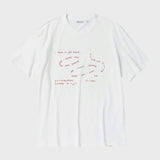 ホープレターリングTシャツ/HOPE LETTERING T-SHIRT (WHITE)
