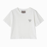 W04 ホワイトコンセプトクロップTシャツ
