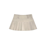DVRK PRIVÉ LOW-RISE PLEATED MINI SKIRT