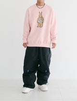 ビッグベアラビットクルーネック / BSR2223FWPO032 BIG BEAR RABBIT CREWNECK PINK