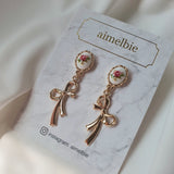 ビンテージローズガーデンピアス / Vintage Rose Garden Piercing - Ribbon Version