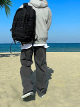 テイルバックピンタックデニムパンツ / TAIL BACK PINTUCK DENIM PANTS